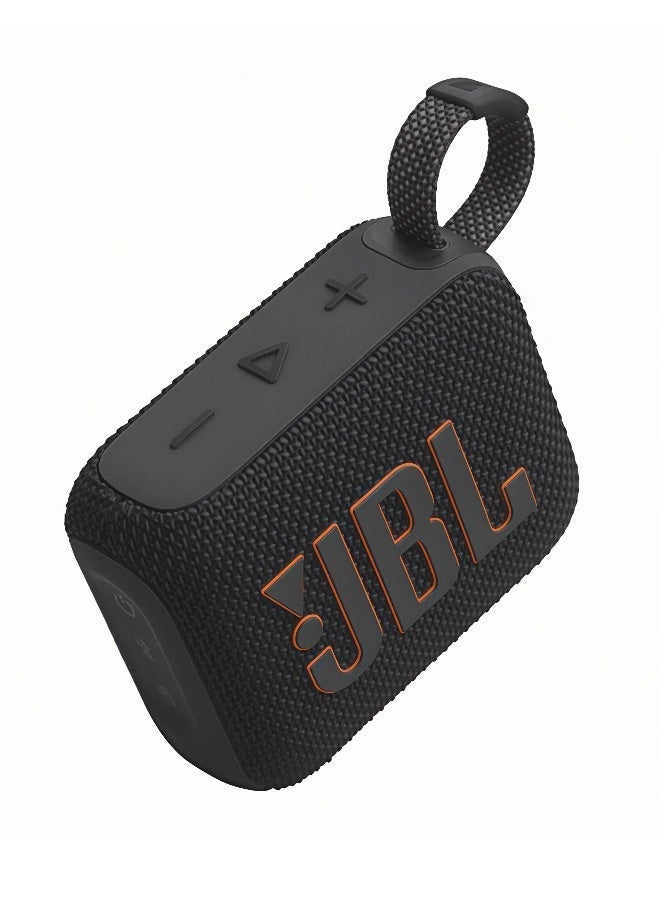 JBL Go4-Portable Waterproof and Dustproof Wireless Bluetooth Speaker, Big Pro Sound with Punchy bass,Built-in long-lasting battery, Made in Part with Recycled Materials Black - Image 3